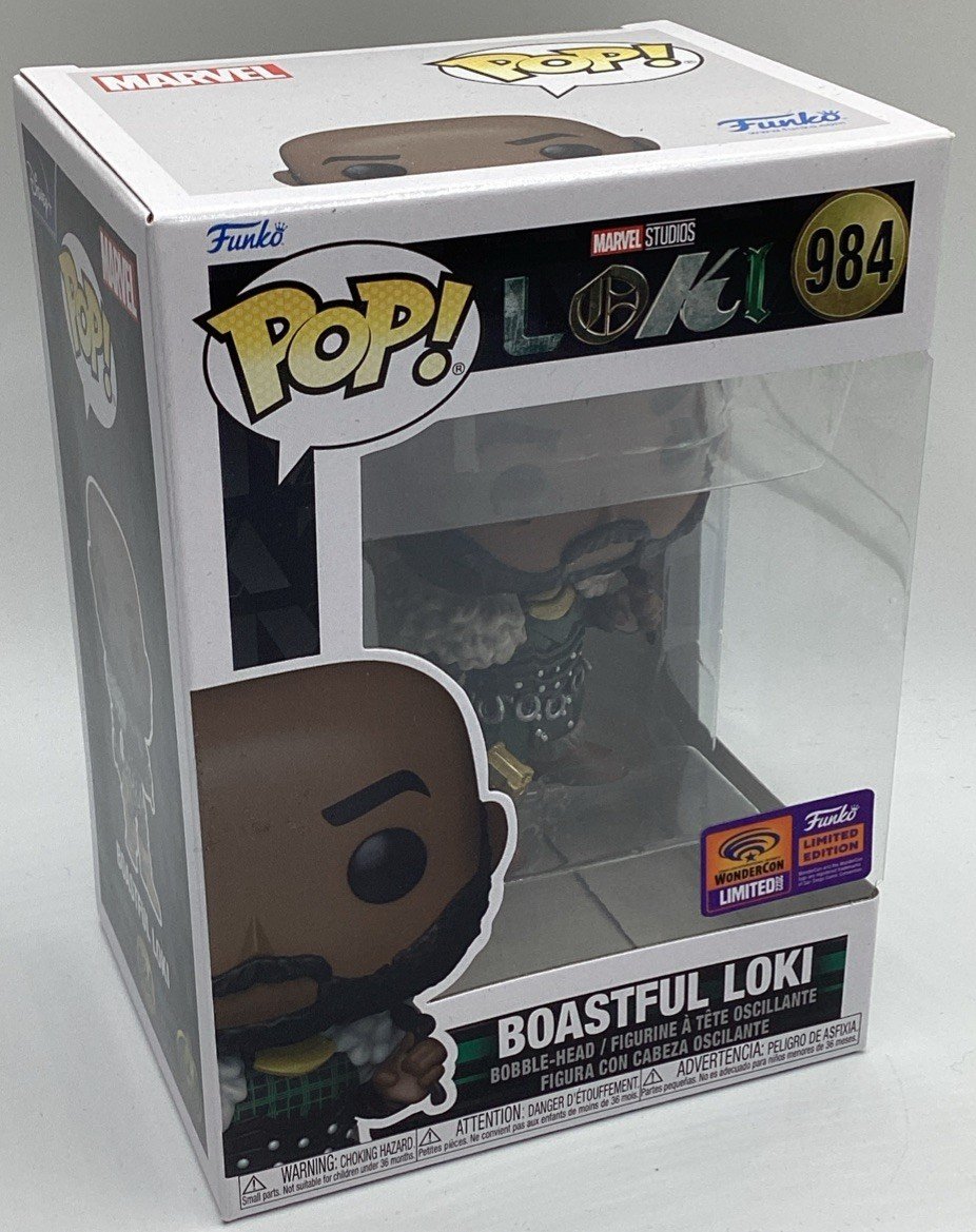 Funko Pop! Marvel Boastful Loki WonderCon Funko Exclusive #984 Limited Edition