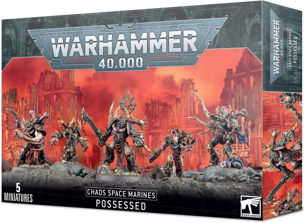 Warhammer 40,000 Chaos Space Marines Possessed - 5 Miniatures