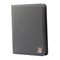 Zion Cases TopLoader 4 Pocket Binder Gray Trading Card Storage Album