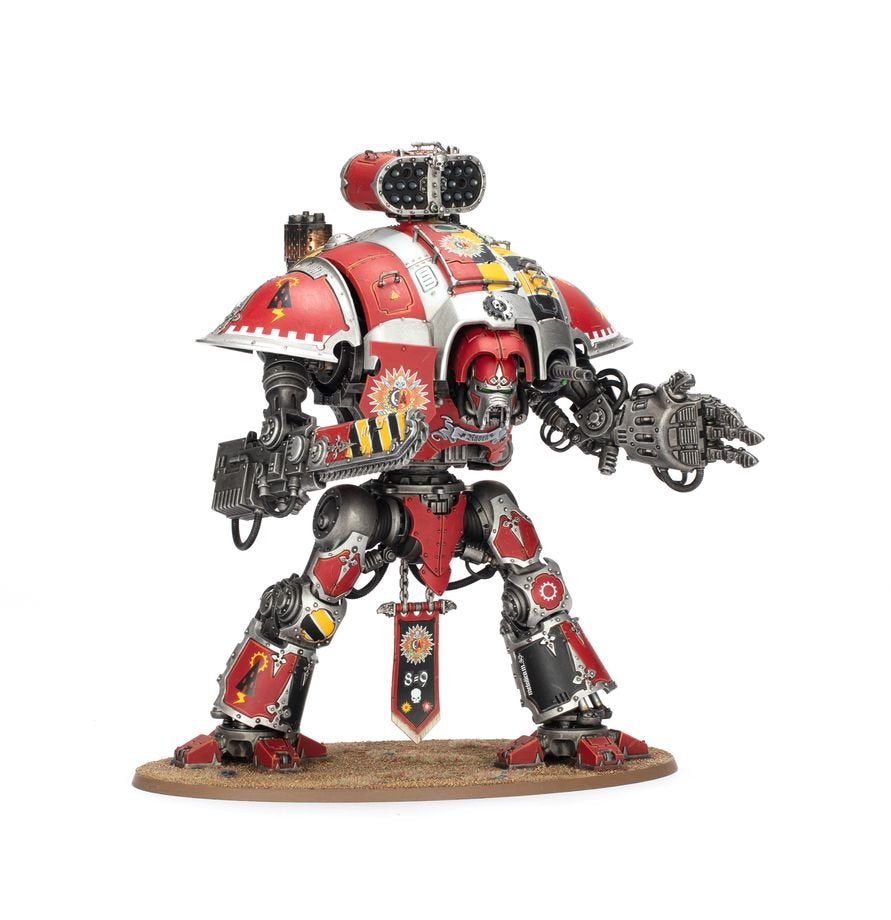 Warhammer 40K Imperial Knights Knight Questoris Model Kit – Multipart Plastic War Machine Figure with 6 Build Configurations for Warhammer 40,000