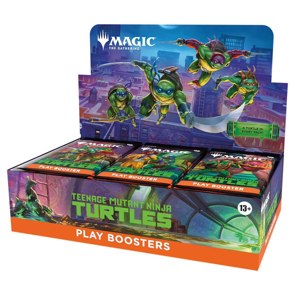Magic: The Gathering Teenage Mutant Ninja Turtles Play Booster Box – Collectible MTG Cards, Strategy Deck Expansion, Fun for Kids and Adults