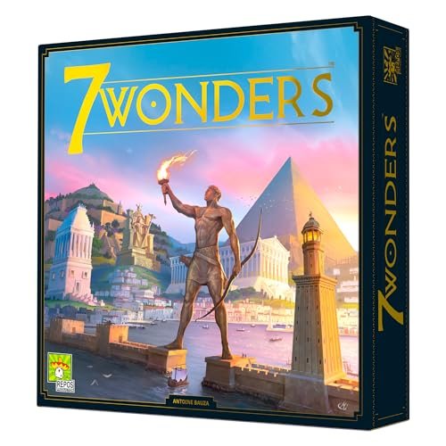 7 Wonders Board Game (New Edition) - Lead Your Civilization to Prosperity! Strategy Game for Kids and Adults, Ages 10+, 3-7 Players, 30 Minute