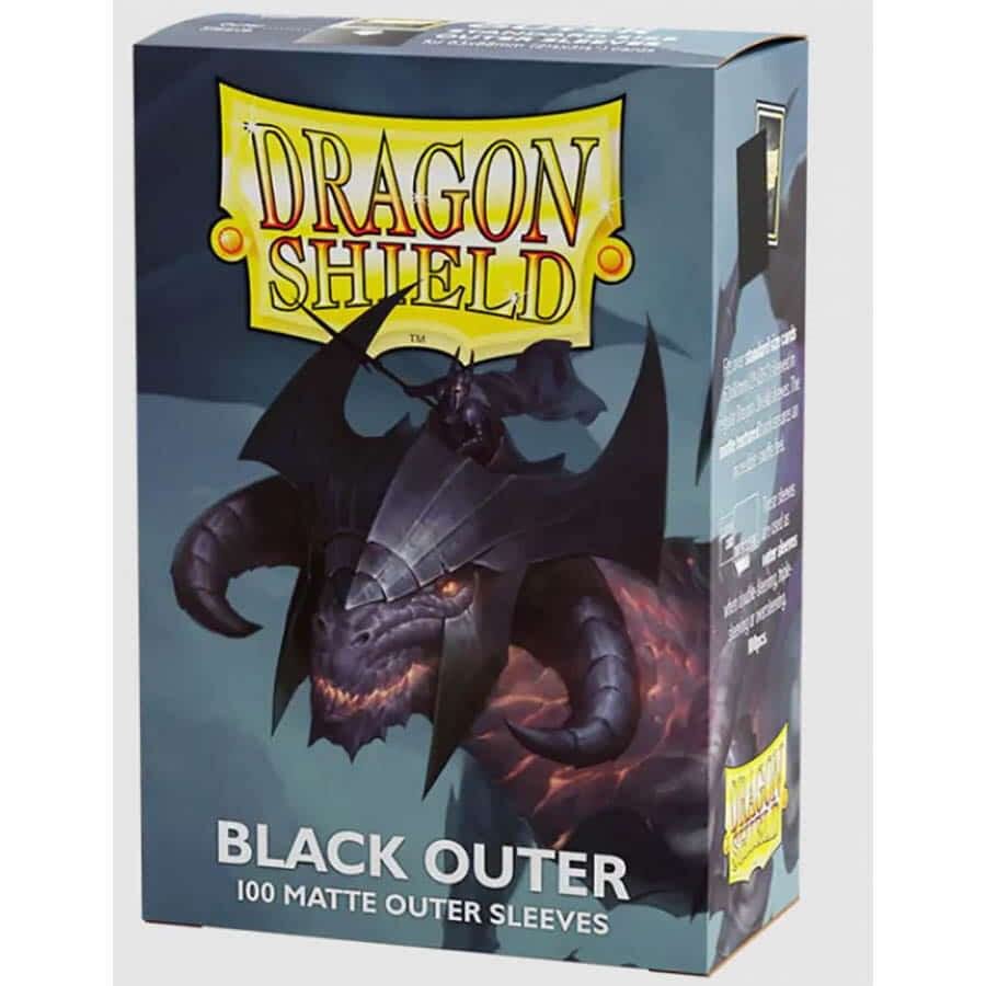 Dragon Shield Matte Outer Standard Size Card Sleeves - Black 100ct – Trading Card Protection