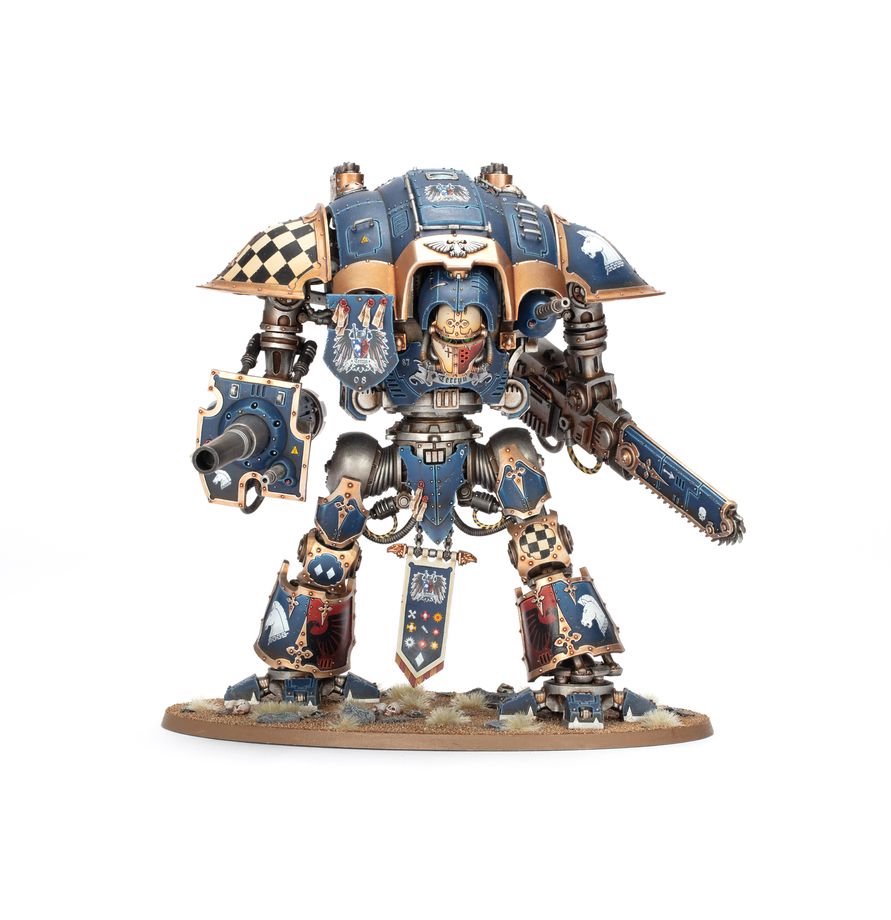 Warhammer 40K Imperial Knights Knight Questoris Model Kit – Multipart Plastic War Machine Figure with 6 Build Configurations for Warhammer 40,000