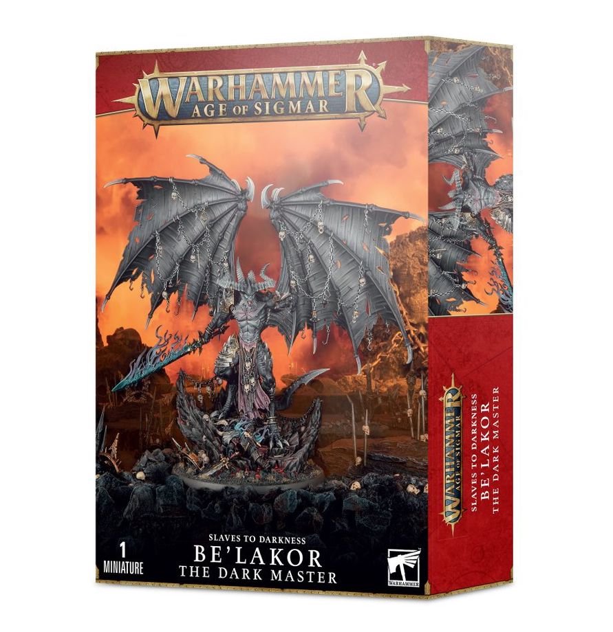 Warhammer Age of Sigmar Be’lakor The Dark Master Miniature Model Kit – Chaos Daemon Prince Collectible Figure for Warhammer Age of Sigmar & Warhammer