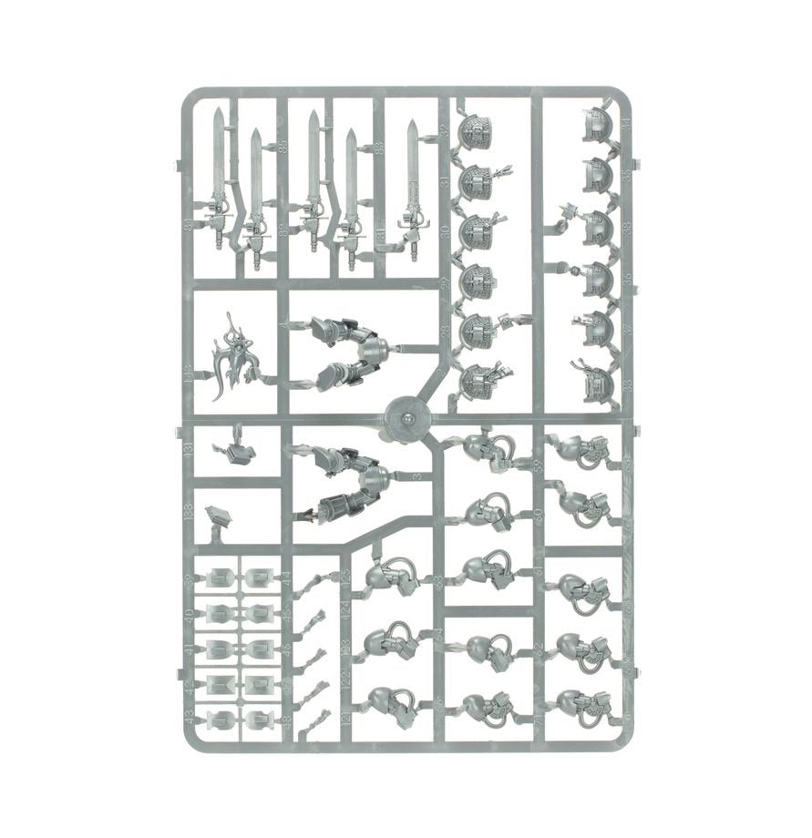 Warhammer 40K Combat Patrol Grey Knights Army Set – 17 Miniatures Including Castellan Crowe, Strike Squad, Brotherhood Terminators & Venerable