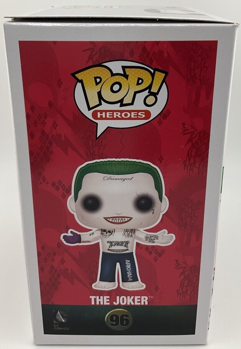 Funko Pop! Vinyl: DC Universe - The Joker (Shirtless) #96 Signed By Jared Leto