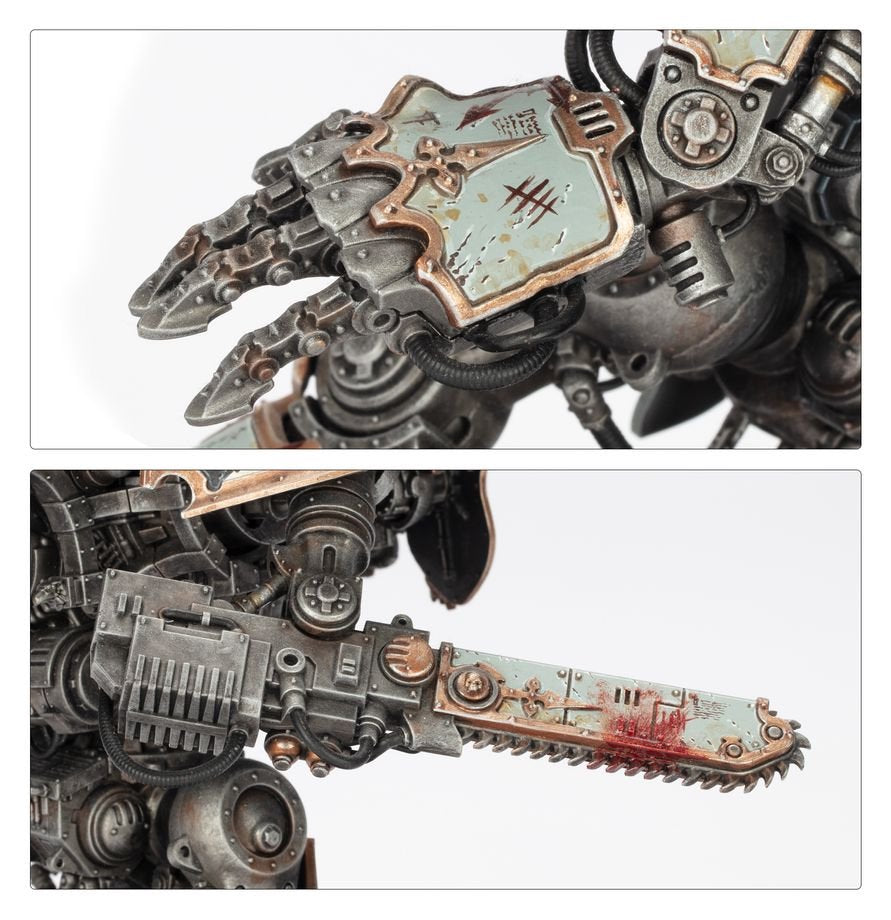 Warhammer 40K Imperial Knights Knight Questoris Model Kit – Multipart Plastic War Machine Figure with 6 Build Configurations for Warhammer 40,000