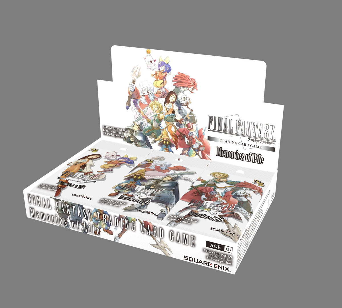 Final Fantasy TCG Memories of Life Booster Box OPUS 30 10th Anniversary Trading Card Game Display with Full-Art Premium Cards & Exclusive Shantotto