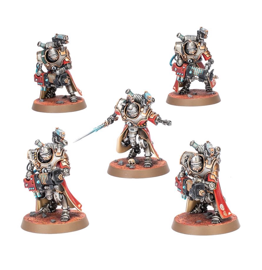 Warhammer 40,000 Adeptus Mechanicus Hastarii – 5 Plastic Miniatures, Build Exterminators or Fusiliers, Adeptus Mechanicus Heavy Weapons Squad for