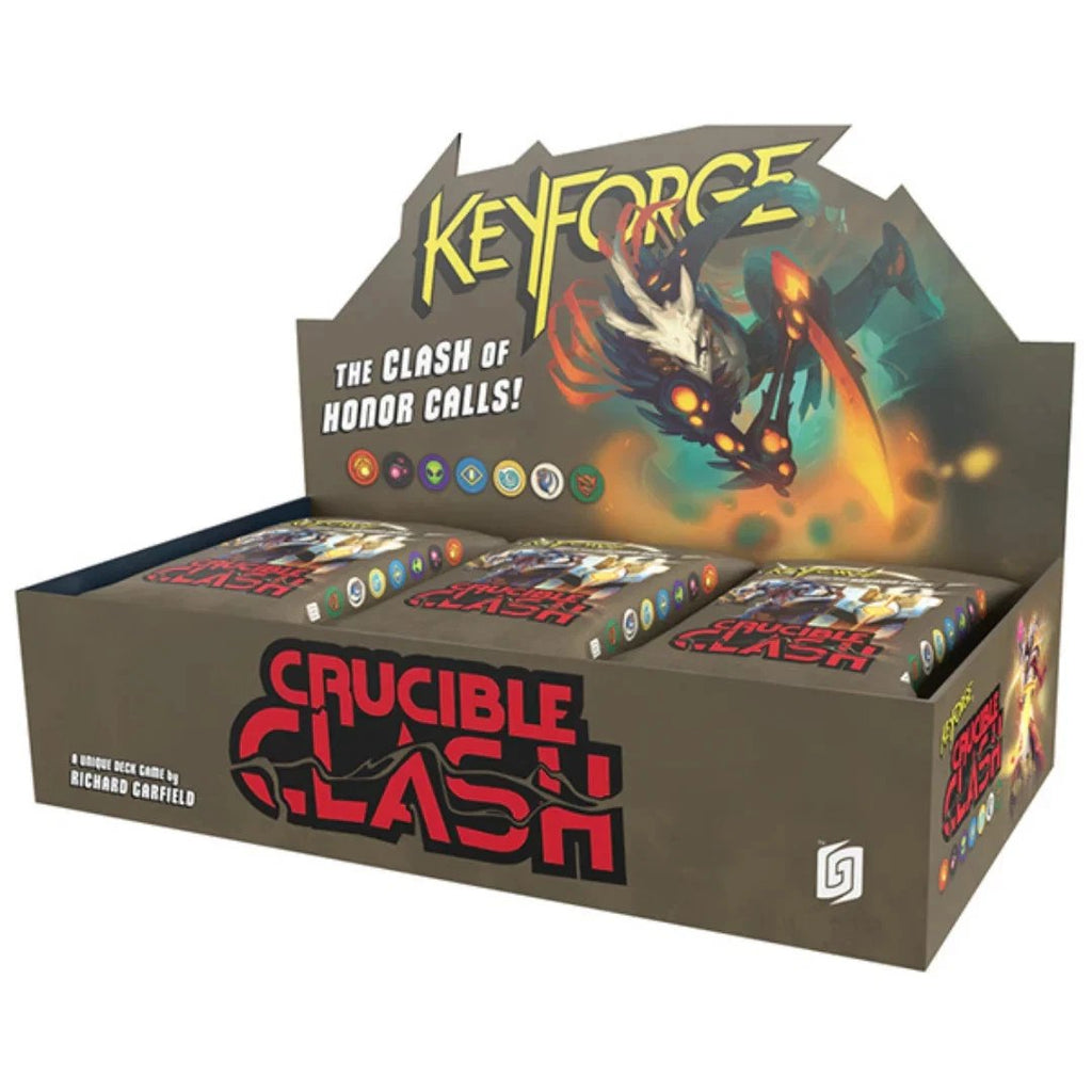 Keyforge Crucible Clash Archon Deck Display Collectible Card Game