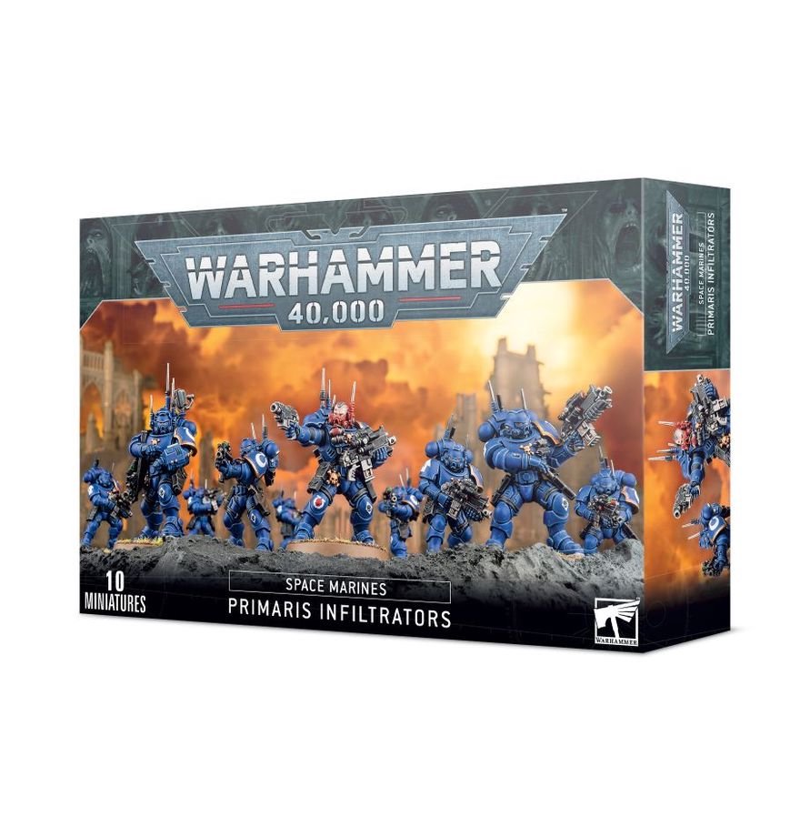 Warhammer 40,000 Space Marines Primaris Infiltrators Squad (10 Models)