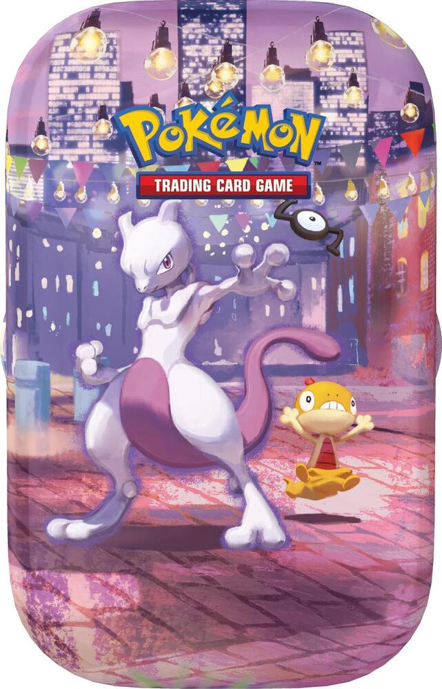 Pokémon TCG: 30th Celebration Mini Tin – Mewtwo (2 Booster Packs, Sticker Sheet, & Collectible Art Card) | Sealed - (Preorder)