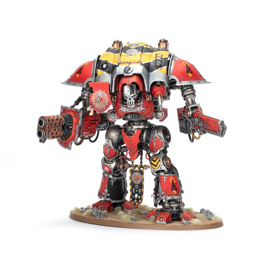 Warhammer 40K Imperial Knights Knight Questoris Model Kit – Multipart Plastic War Machine Figure with 6 Build Configurations for Warhammer 40,000