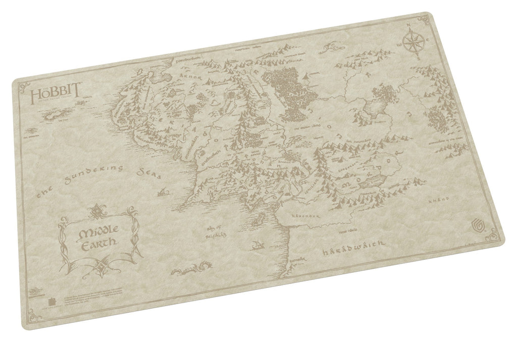 Ultimate Guard Sophoskin Playmat The Hobbit Middle-Earth Map Officially Licensed TCG Playmat Non-Slip Gaming Mat for Trading Card Games Desk