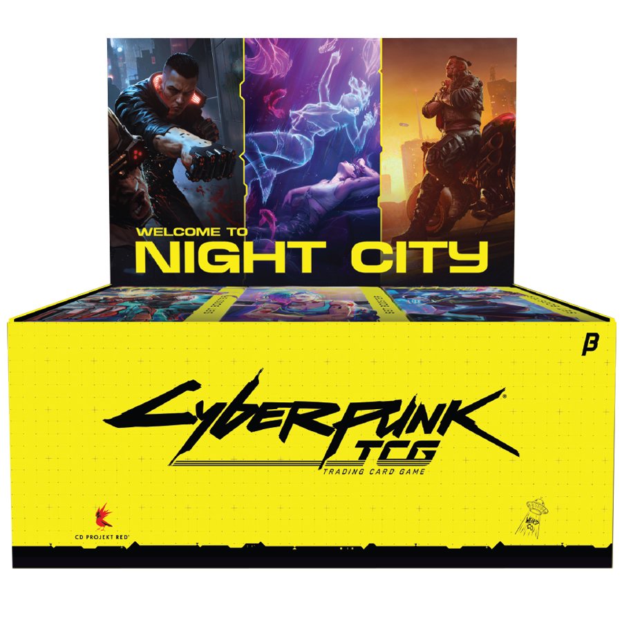 Cyberpunk TCG Beta Booster Box (36 Packs) – Trading Card Game Booster Set, Collectible Cards, Futuristic Strategy Deck Building Game, Limited Beta