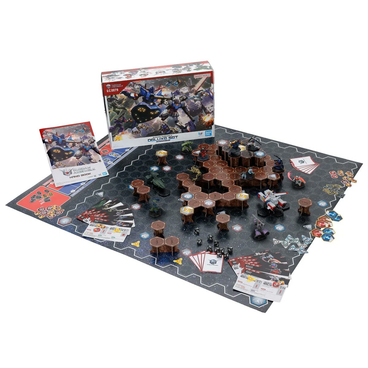 Bandai Hobby Gunpla Gundam Assemble 01 Deluxe Set Model Kit - Mini Gundam Figures, Bandai Gundam Model Kit Anime Model Kits, Gundam Miniatures &