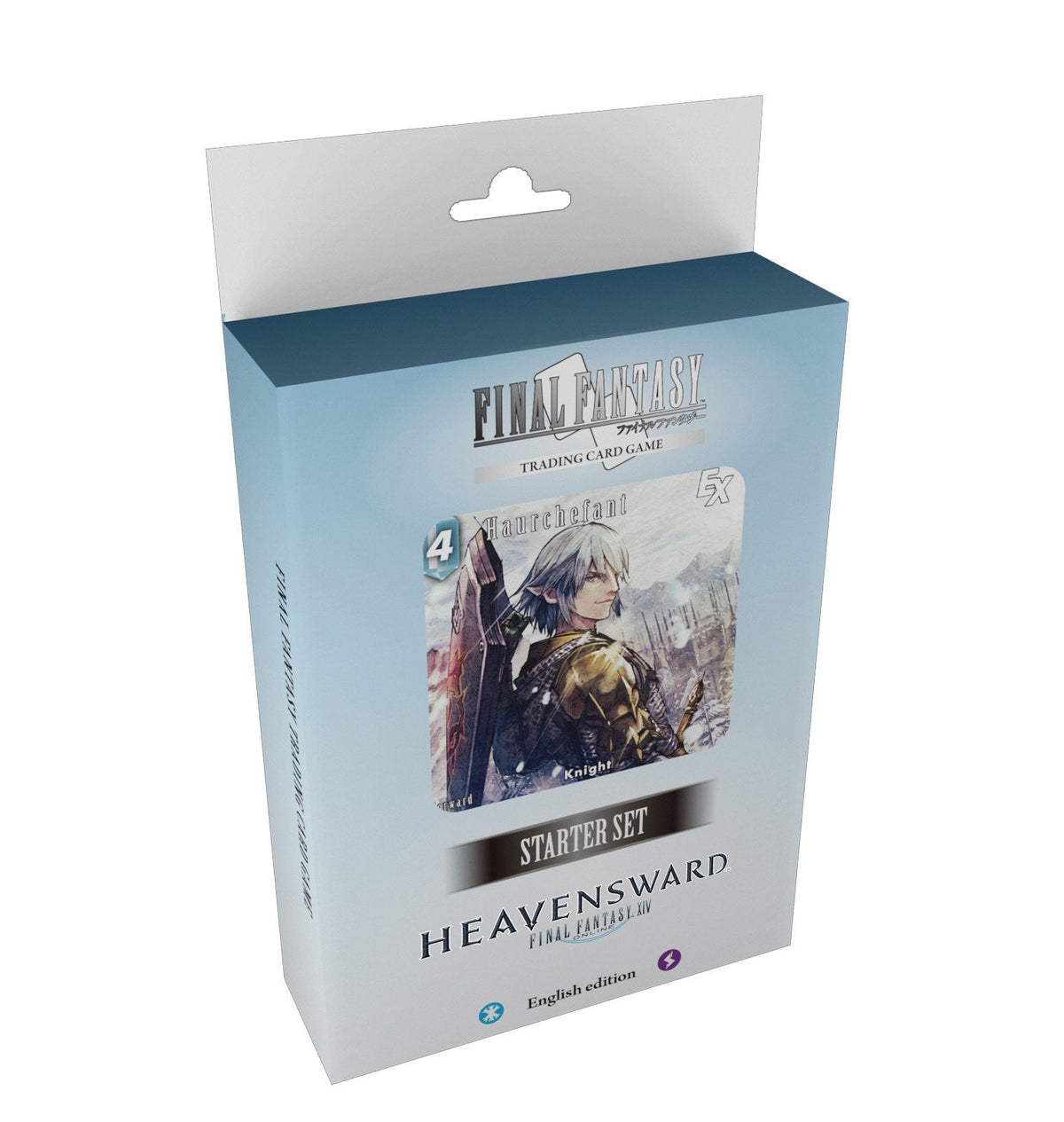 Final Fantasy TCG Starter Set Heavensward Display – FINAL FANTASY XIV Ice & Lightning Preconstructed Deck with Exclusive Artwork Cards, Ready-to-Play