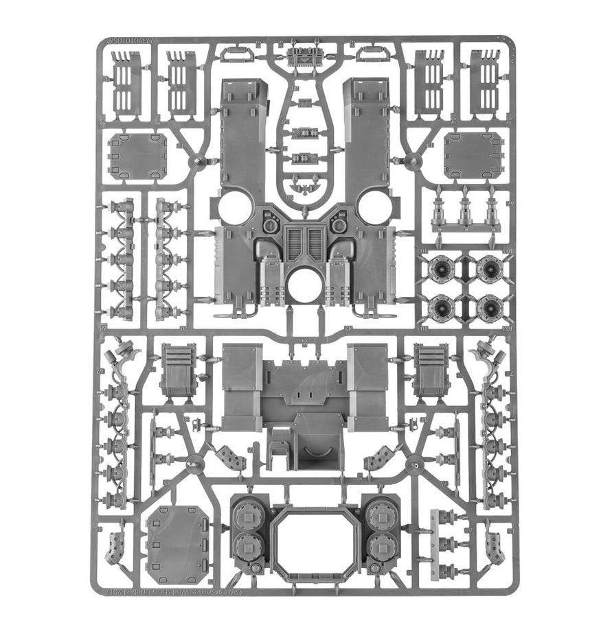 Warhammer 40,000 Space Marines Repulsor Executioner Tank Model Kit – Heavy Laser Destroyer or Macro Plasma Incinerator – Customizable Plastic Vehicle