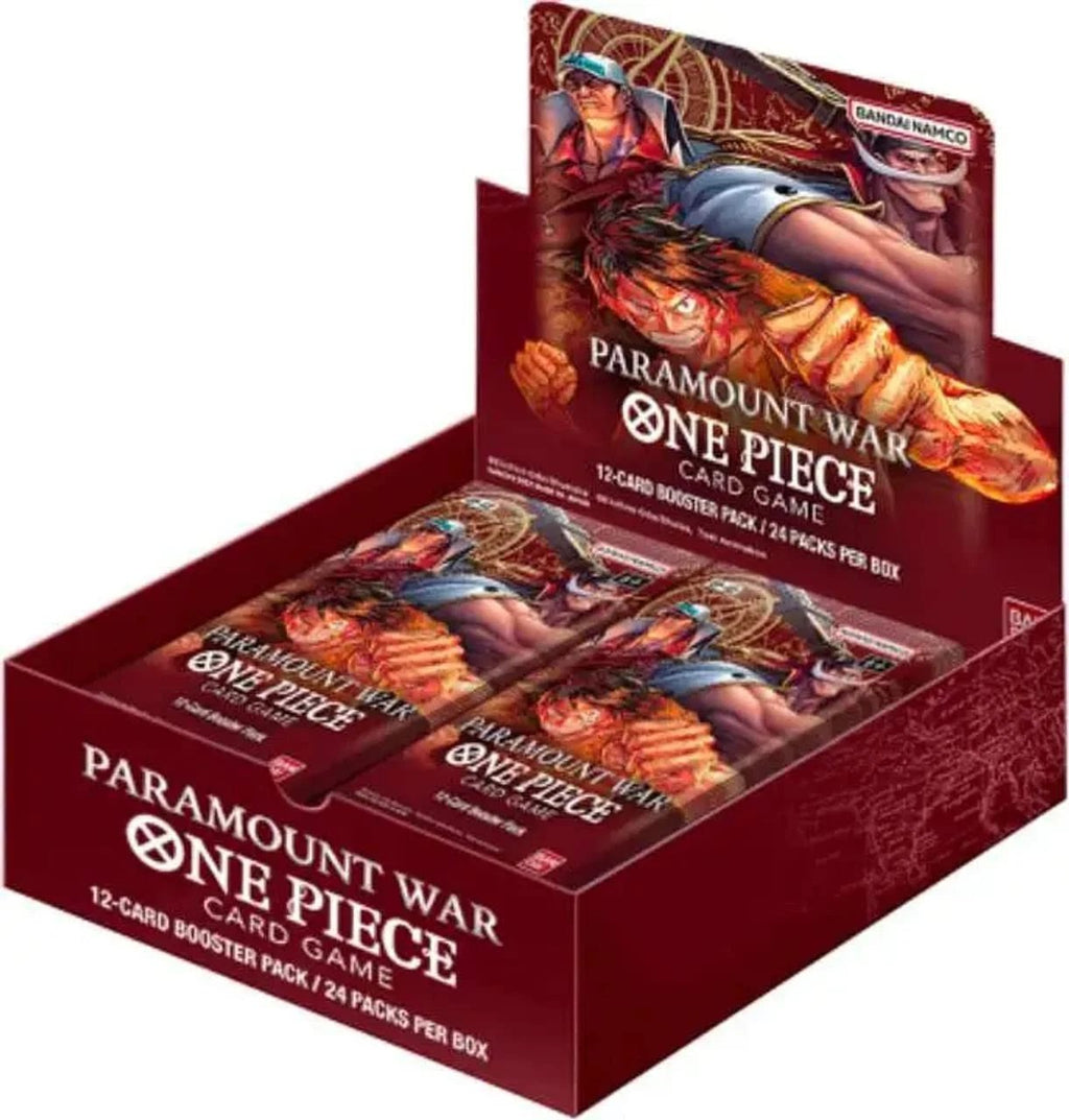 Bandai One Piece TCG OP-02 Paramount War Booster Box English One Piece Trading Cards – 24 Packs with 12 Cards Each