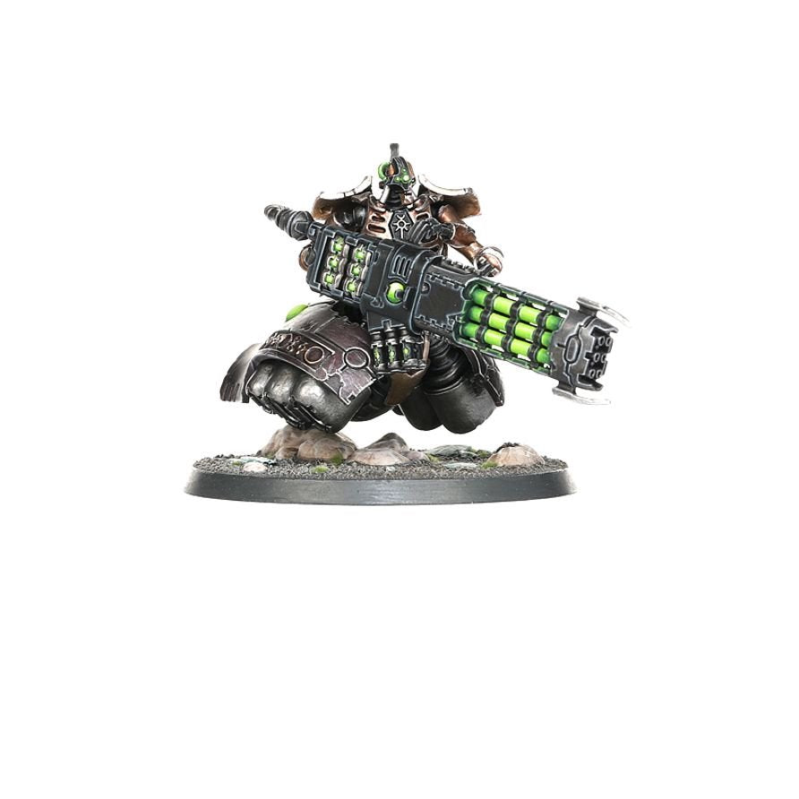 Warhammer 40,000 Necrons Lokhust Heavy Destroyer Push-Fit Miniature Model Kit with Gauss Destructor or Enmitic Exterminator, 60mm Base, Warhammer 40K