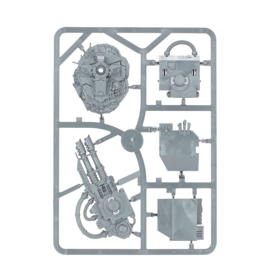Warhammer 40K Space Marines Ballistus Dreadnought Miniature Model Kit – Heavy Weapons Combat Walker with Lascannons & Missile Launchers – Push-Fit