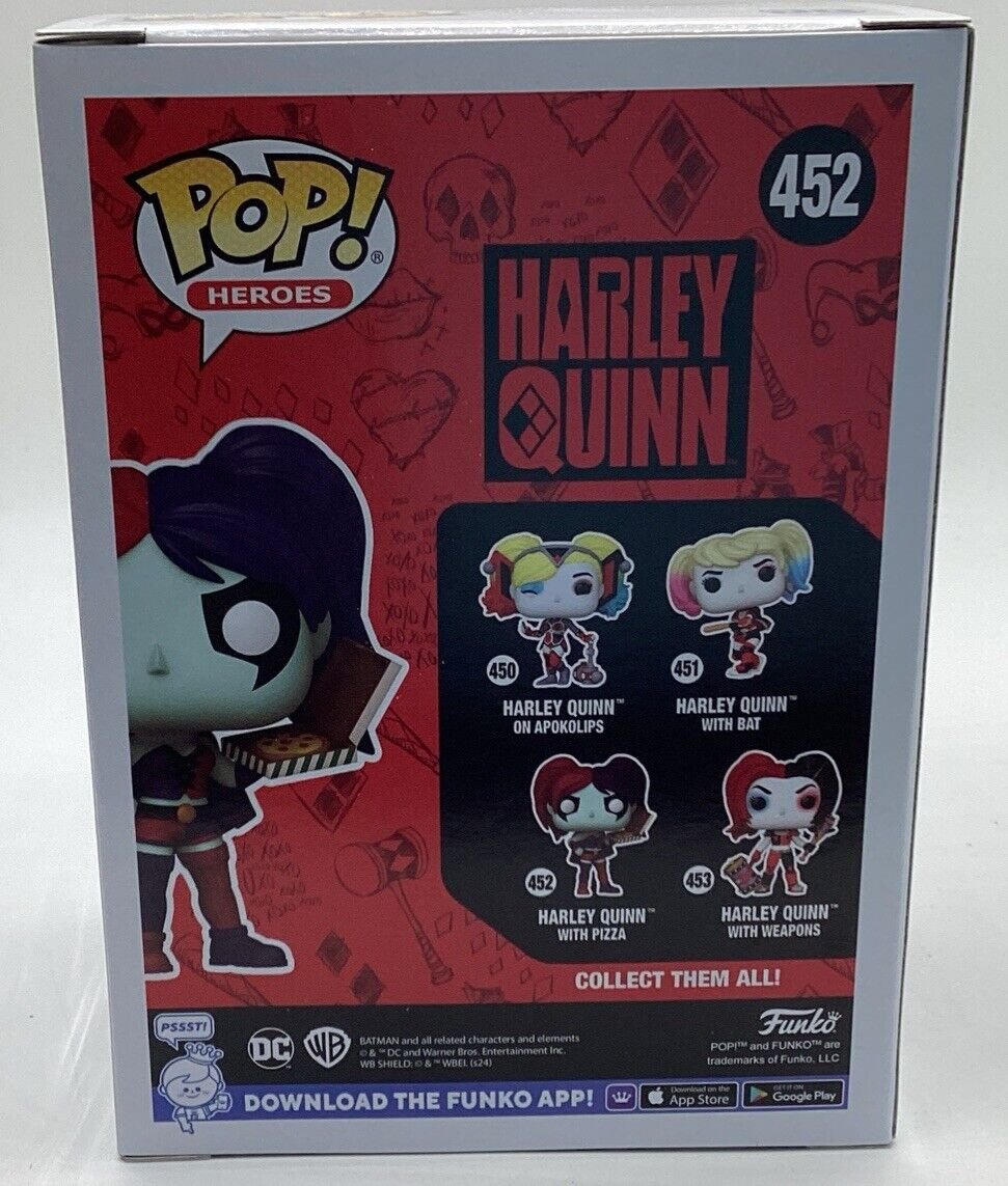 Funko Pop! Vinyl: DC Universe - Harley Quinn with Pizza #452