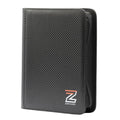 Zion Cases Carbon Texture Toploader Binder Black 4 Pocket Trading Card Album