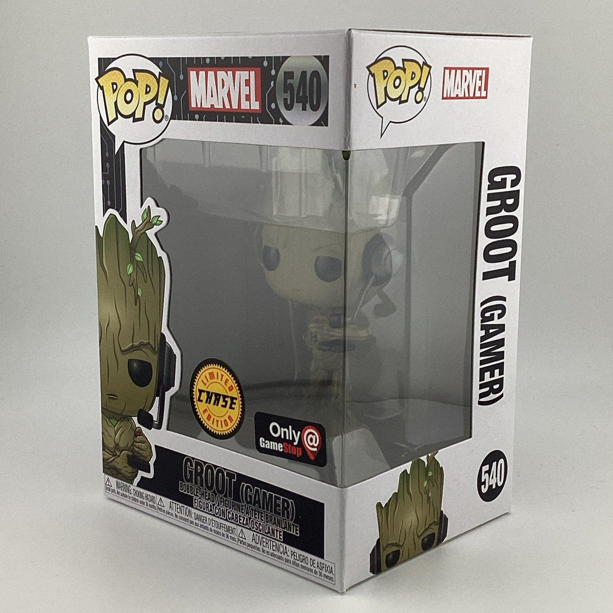Funko Pop! Heroes - Groot (Gamer) (Chase) Vinyl Figure (GameStop Exclusive) #540