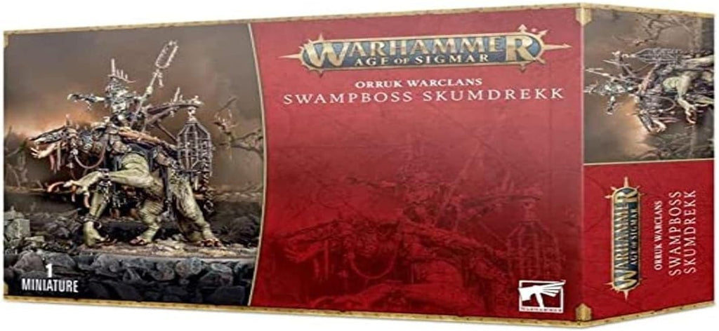 Warhammer Age of Sigmar Orruk Warclans Swampboss Skumdrekk - 1 Miniature
