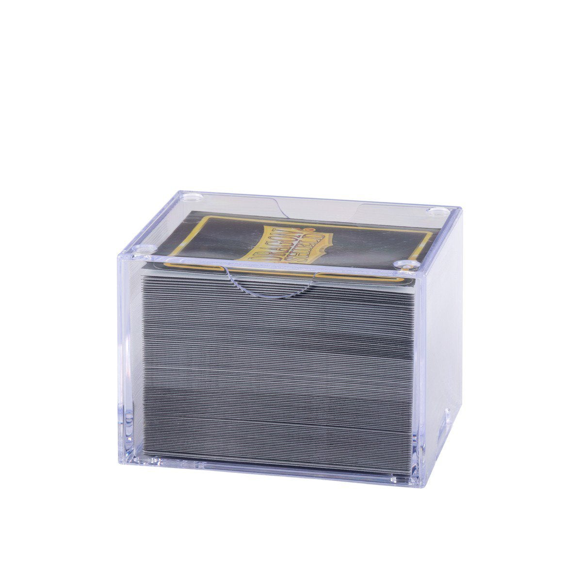 Dragon Shield Strongbox Clear Deck Box for 100+ Double-Sleeved Cards