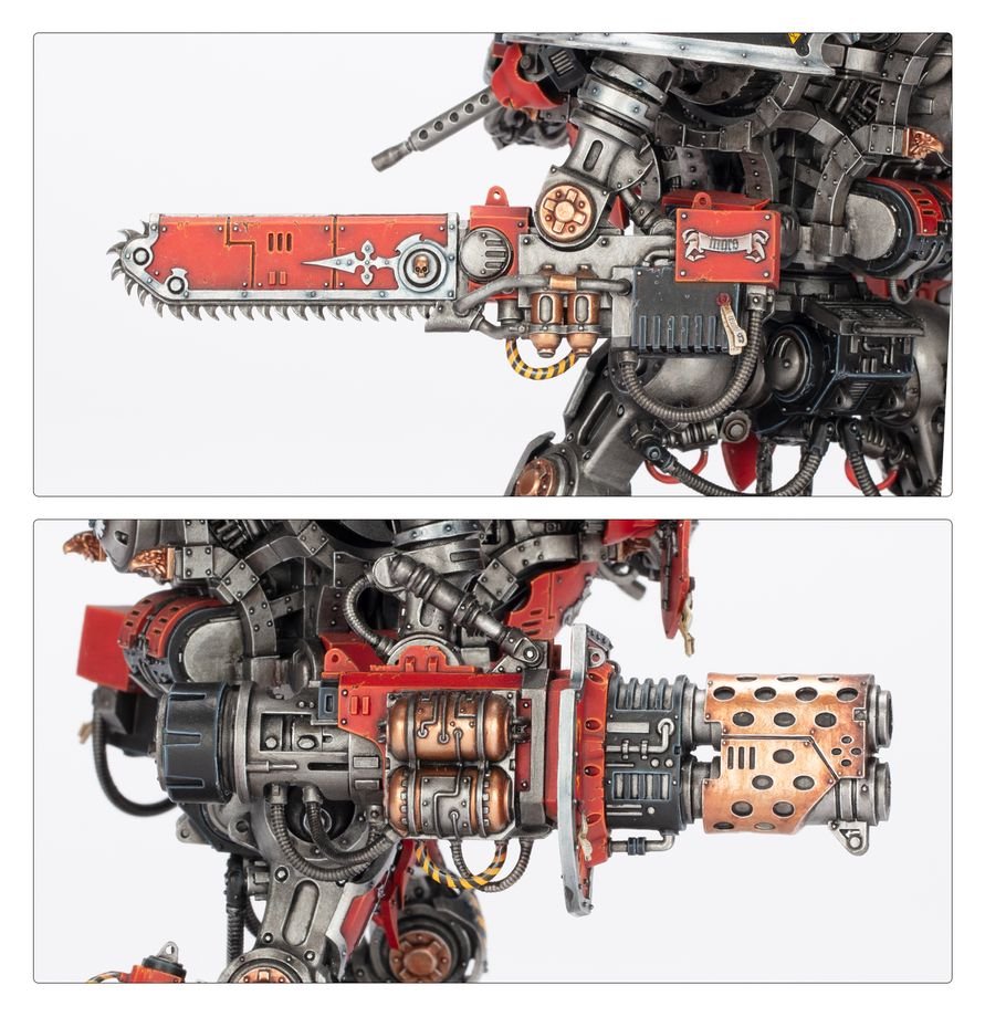 Warhammer 40K Imperial Knights Knight Questoris Model Kit – Multipart Plastic War Machine Figure with 6 Build Configurations for Warhammer 40,000