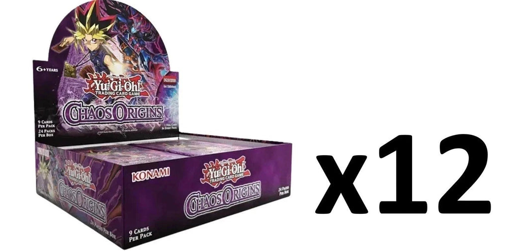 Yu-Gi-Oh! Chaos Origins 1st Edition Booster Box Case (Preorder)