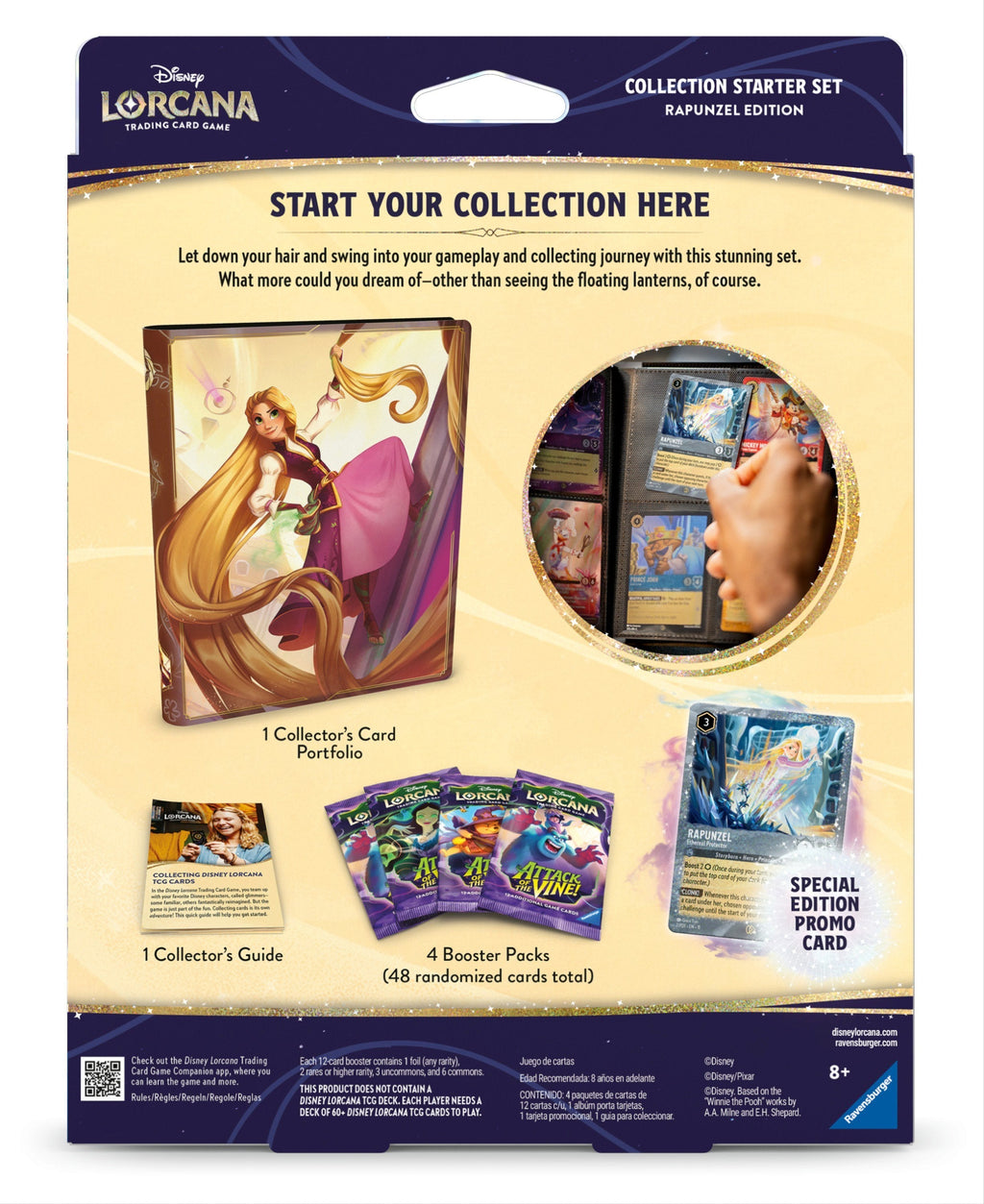 Disney Lorcana TCG Collection Starter Set Rapunzel