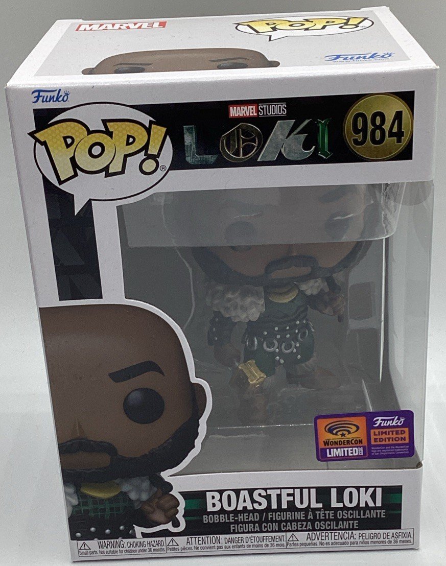 Funko Pop! Marvel Boastful Loki WonderCon Funko Exclusive #984 Limited Edition