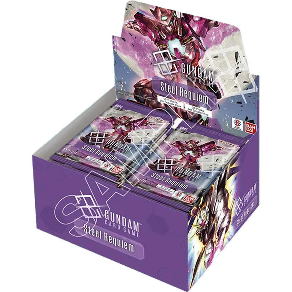 Gundam TCG GD 03 Steel Requiem Booster Box English Edition