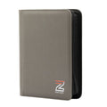 Zion Cases Diamond Texture Toploader Binder Grey 4 Pocket Trading Card Album