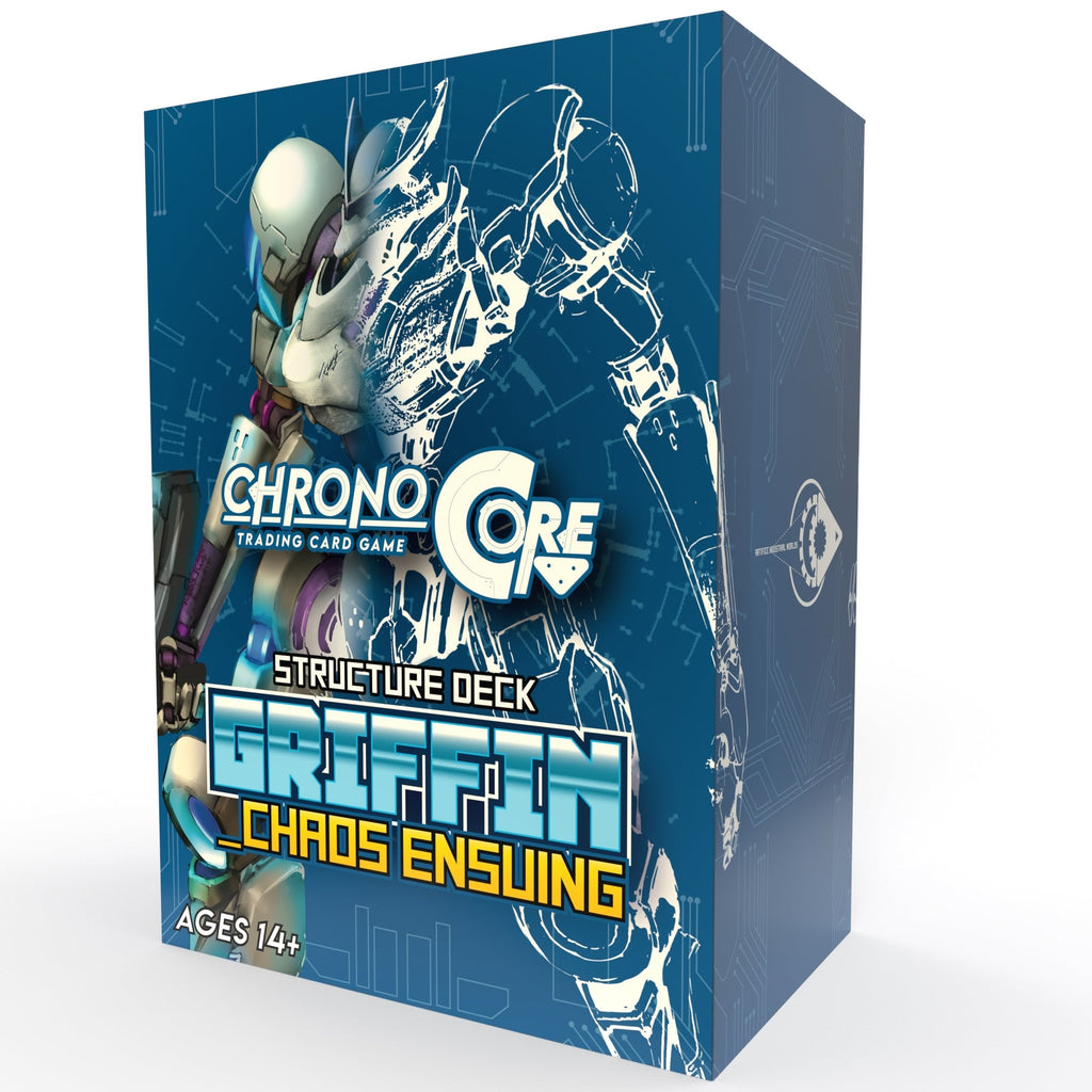 Chrono Core TCG SD01 Griffin Chaos Ensuing Structure Deck - Ready-to-Play Starter Deck with Pilot Card, Core System, Weapons, Support & Token Cards