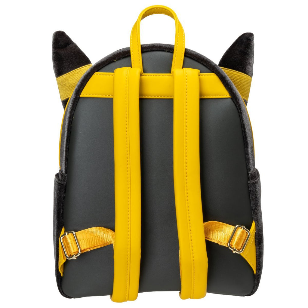 Pokemon Umbreon Midsize Backpack Entertainment Earth Exclusive by Loungefly, Plush Faux Fur Design, Adjustable Straps, Front Zipper Pocket