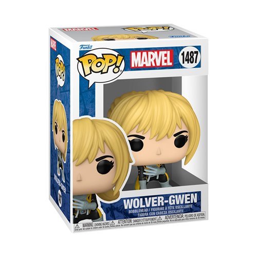 Wolver-Gwen Funko Pop! Spider-Gwen: Gwenverse - Approx. 3" Collectible Vinyl Figure #1487 Bundled with Display Box Protector Case