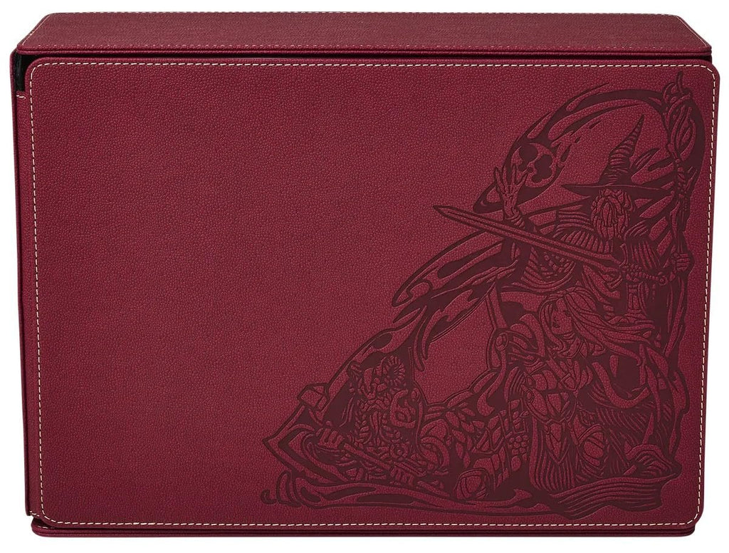 Dragon Shield Role Playing Game Master Companion Blood Red – Compatible with Official DND Spell Cards - 6 Foam Trays with Room for a Total of Over 40