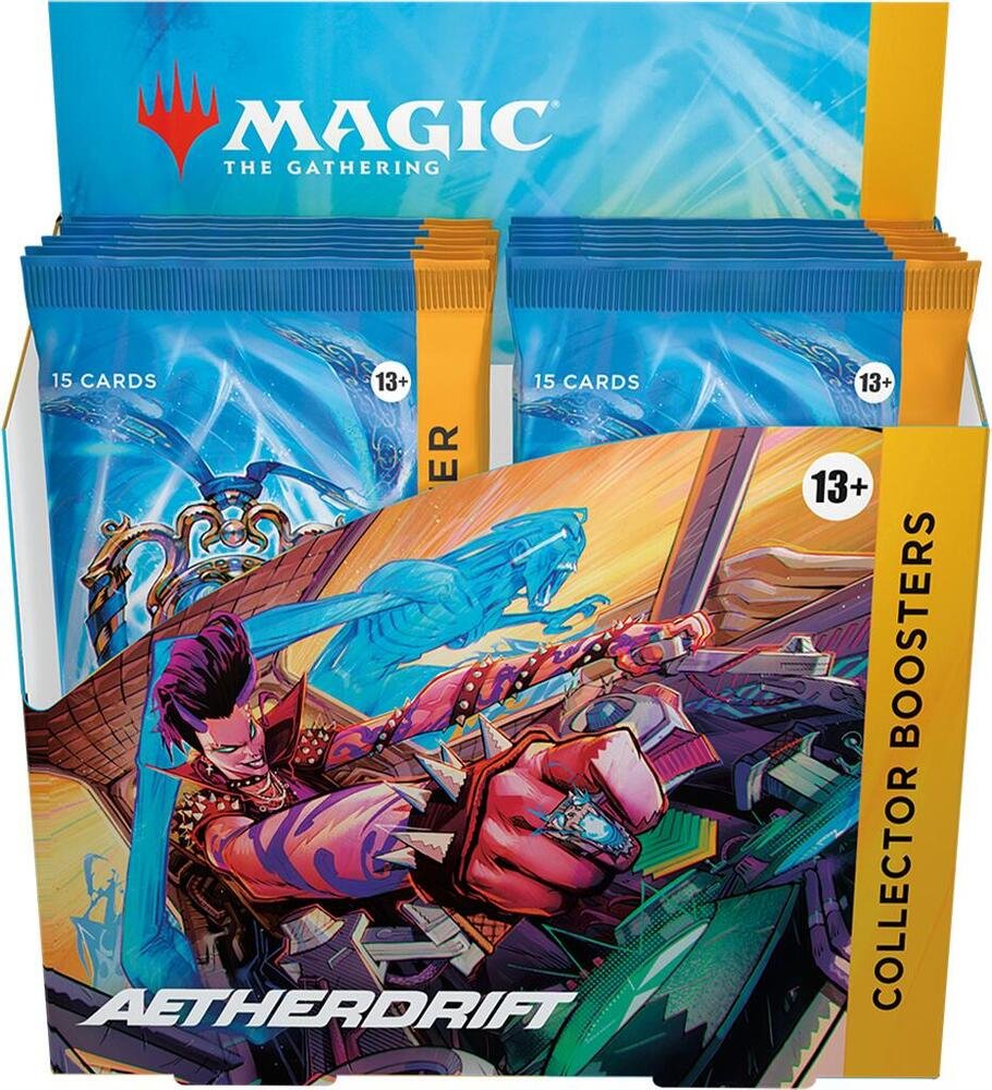 Magic The Gathering Aetherdrift Collector Booster Display Box – MTG Cards & Booster Packs