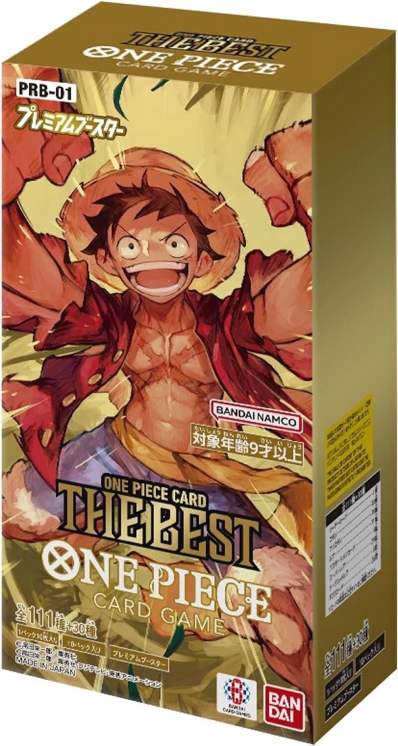 One Piece TCG PRB-01 The Best Japanese Booster Box - Collectible One Piece Cards, Anime Cards, and Trading Cards for Deck Building and Collector
