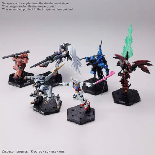 Bandai Hobby Gunpla Gundam Assemble 01 Starter Set Model Kit – Mini Gundam Figure Assembly Kit, Beginner Friendly Gunpla Set, Anime Mecha Collectible