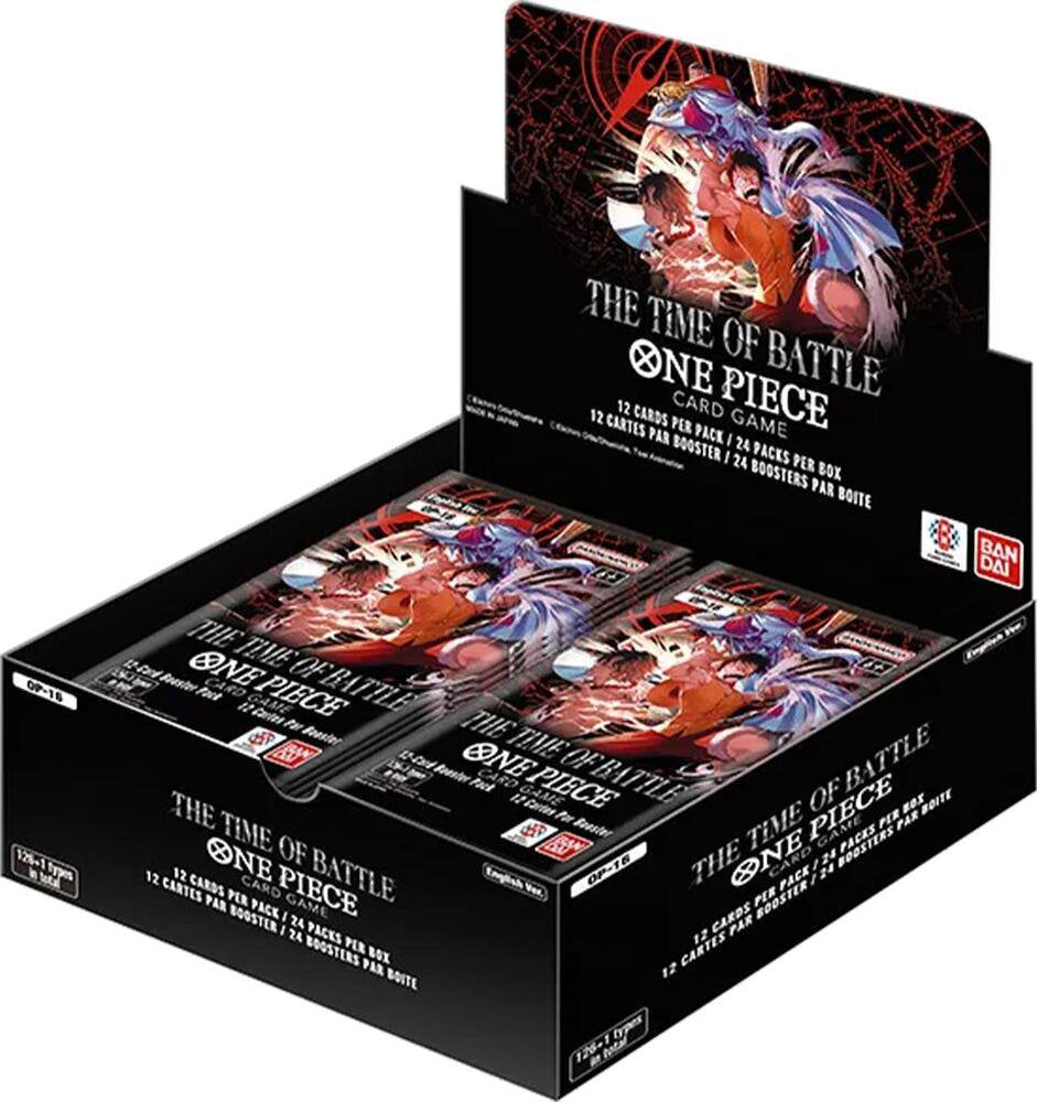 One Piece English OP-16 Time of Battle Booster Box | One Piece TCG Booster Box | Collectible Trading Cards & Anime Cards for Card Game Fans (Preorder)