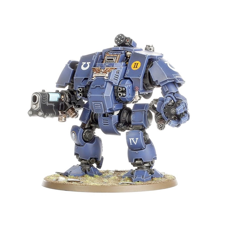 Warhammer 40,000 Space Marines Primaris Redemptor Dreadnought Kit – Multi-Part Plastic Model with Weapons Options, 90mm Base & Transfer Sheet – Highly