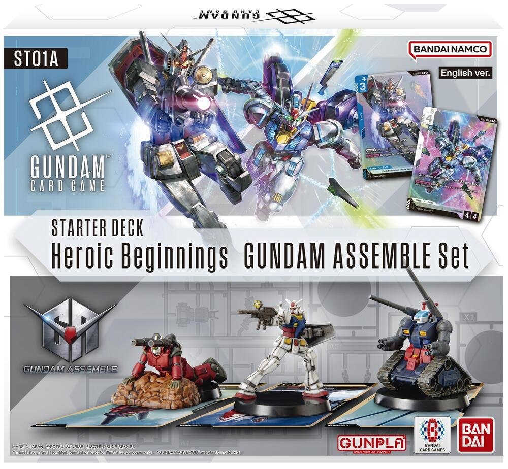 Gundam TCG Assemble Set Starter Deck 01 ST01 - Heroic Beginnings (English Version)