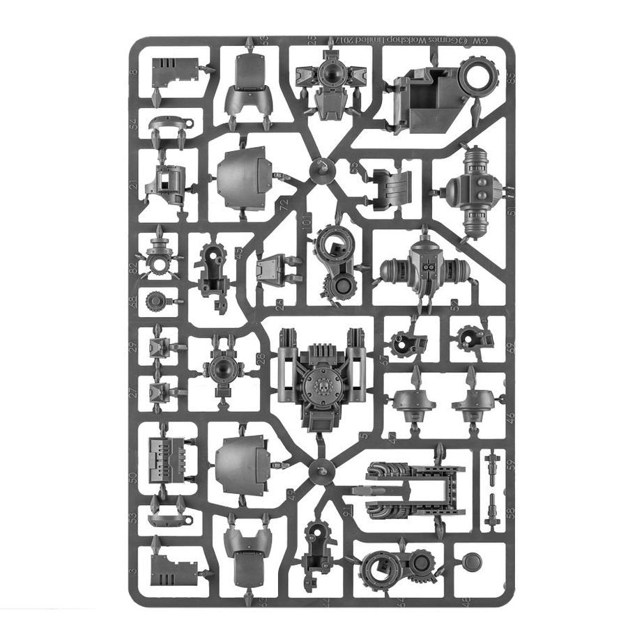 Warhammer 40,000 Space Marines Primaris Redemptor Dreadnought Kit – Multi-Part Plastic Model with Weapons Options, 90mm Base & Transfer Sheet – Highly