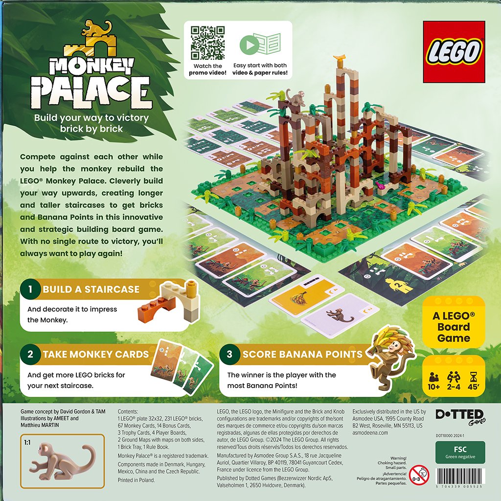 Monkey Palace Board Game by LEGO