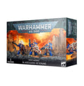 Warhammer 40,000 Space Marines Bladeguard Veteran Squad – 3 Plastic Miniatures with Power Swords & Storm Shields, Customizable Warhammer 40K Model Kit